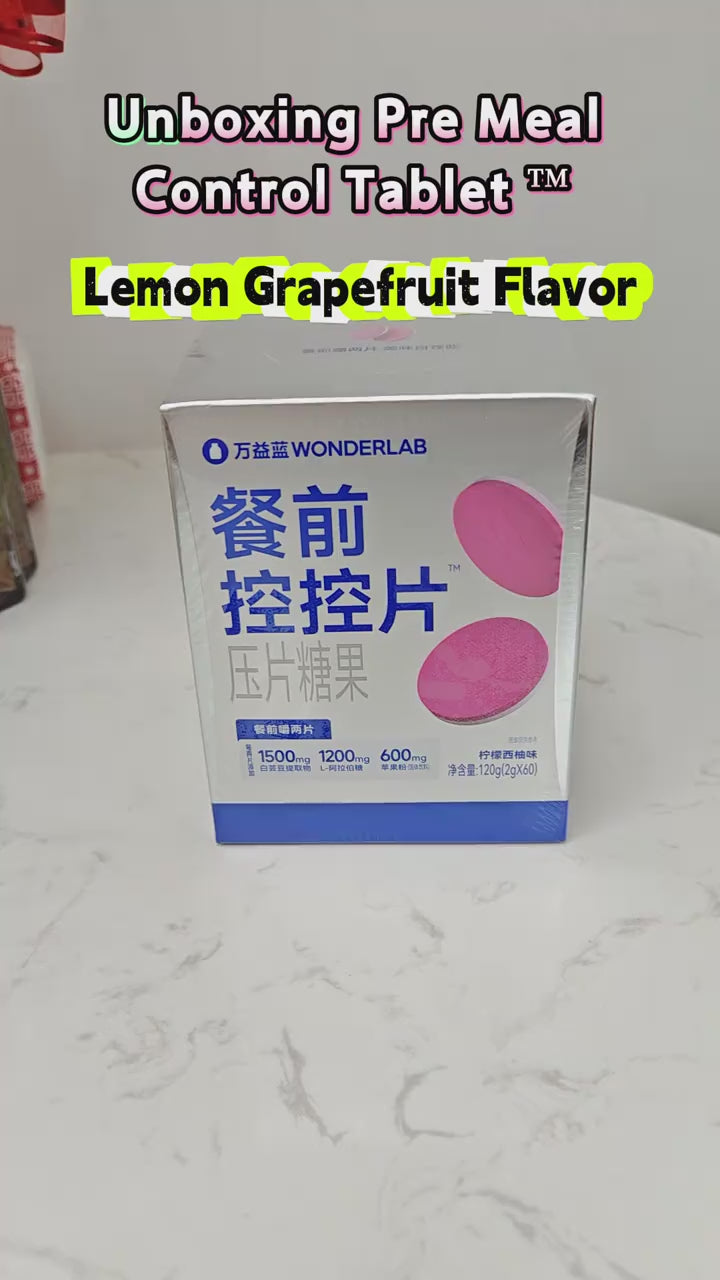 Wonderlab Pre Meal Control Tablet™ - Lemon Grapefruit