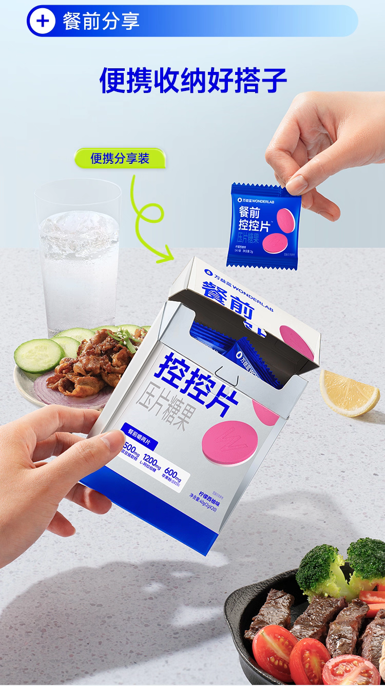 Wonderlab Pre Meal Control Tablet™ - Lemon Grapefruit